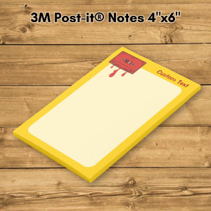 Red Heart Cassette Post-it Notes