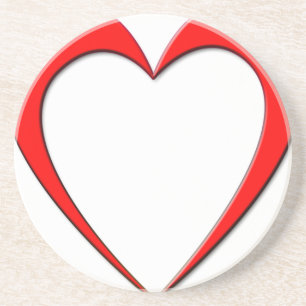Red Heart Coaster