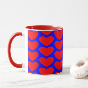 Red Heart Coffee Mug (Cup)