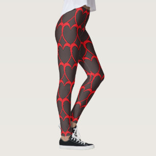 Red Heart /Compression Fit Leggings