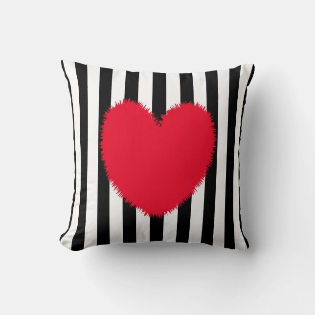 Red heart cushion (Front)