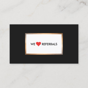 Red Heart Customer Appreciation Referral 2 Card
