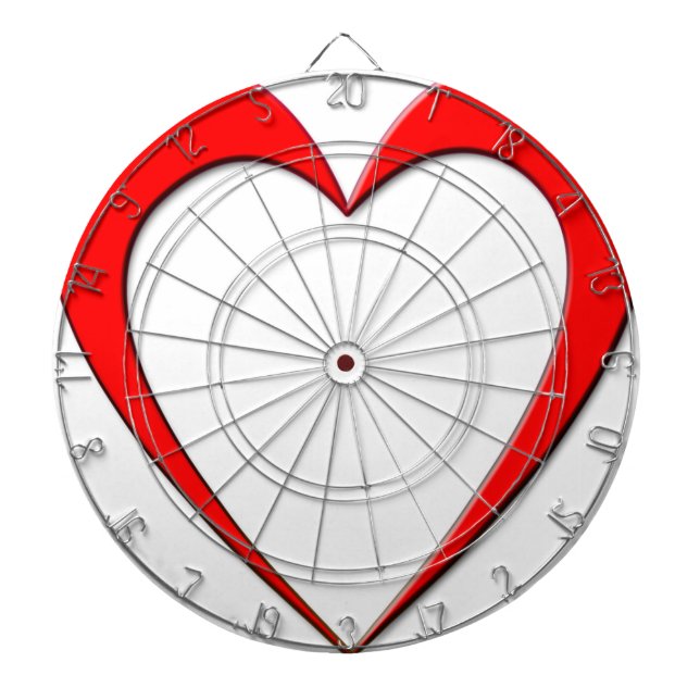 Red Heart Dartboard (Front)