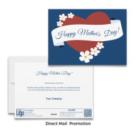 Red Heart Happy Mother's Day Banner Voucher