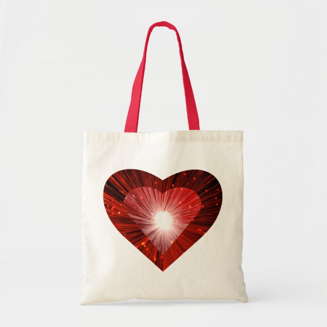 Red Heart 'heart' tote bag (Front)