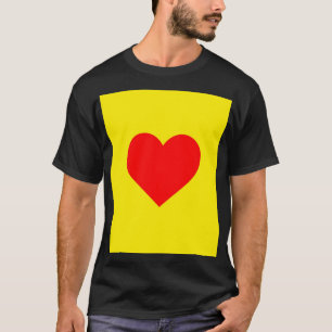 Red Heart Heat Pop Art T-Shirt