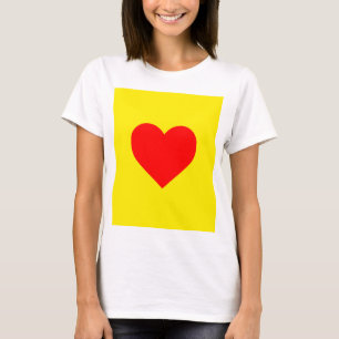 Red Heart Heat Pop Art T-Shirt