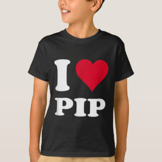 Red Heart I Love Pip T-Shirt