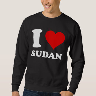 Red Heart I Love Sudan Sweatshirt