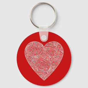 Red Heart Keychain