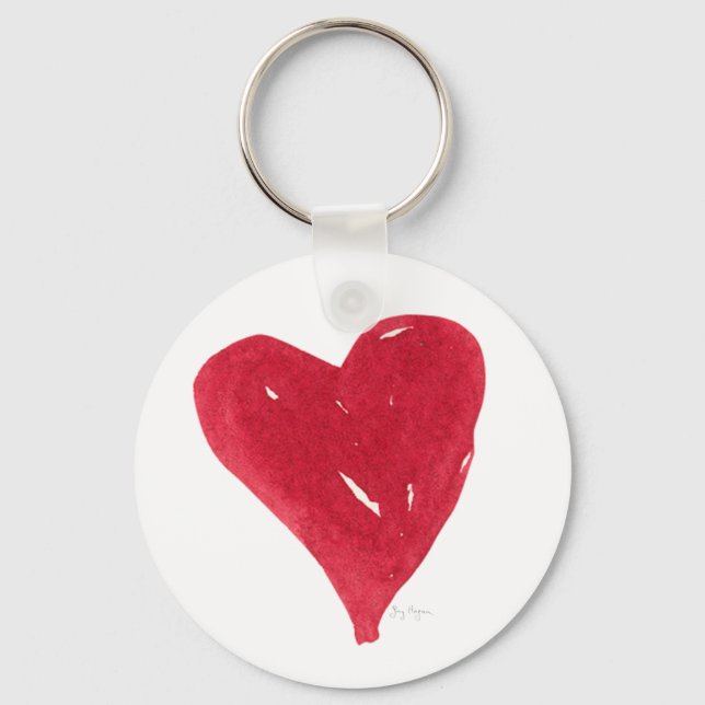 Red Heart Keychain (Front)