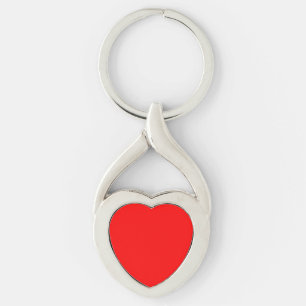 Red Heart Keychain Customizable