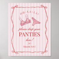 Red Heart Lingerie Bachelorette Panties Please