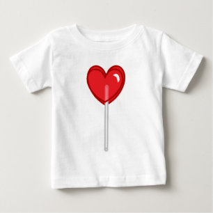 red heart lollipop baby T-Shirt