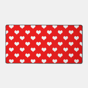 Red Heart Love Design  Desk Mat