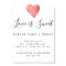 Red Heart Love is Sweet Wedding Dessert Bar Sign