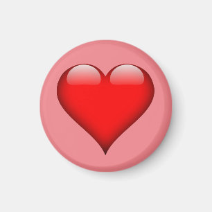 Red Heart Love Magnet