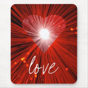 Red Heart 'Love' mousepad