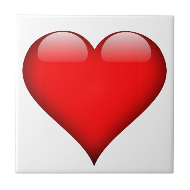 Red Heart Love Tile (Front)