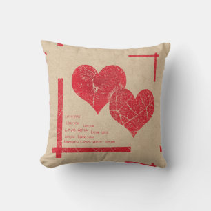 red heart love Valentine's day Cushion