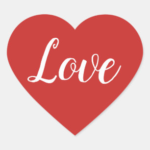 Red Heart Love valentine's day Sticker