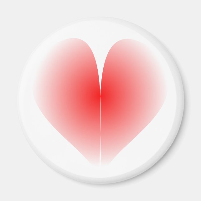 Red heart magnet (Front)