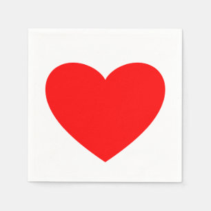 Red Heart Napkins