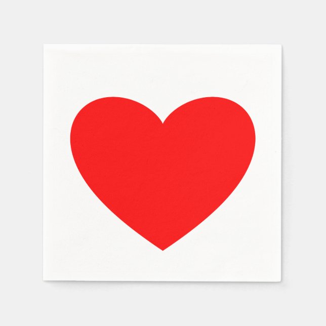 Red Heart Napkins (Front)