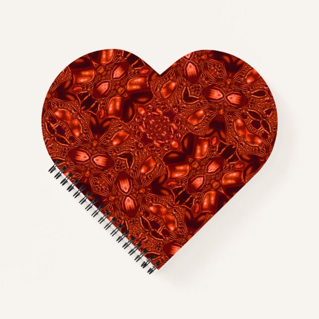 Red Heart Notebook (Front)