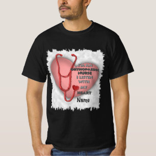 Red Heart Orthopaedic Nurse T-Shirt