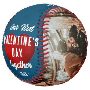 Red Heart Our First Valentine's Together 2 Photo  Softball