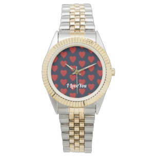 Red Heart ,personalise Watch