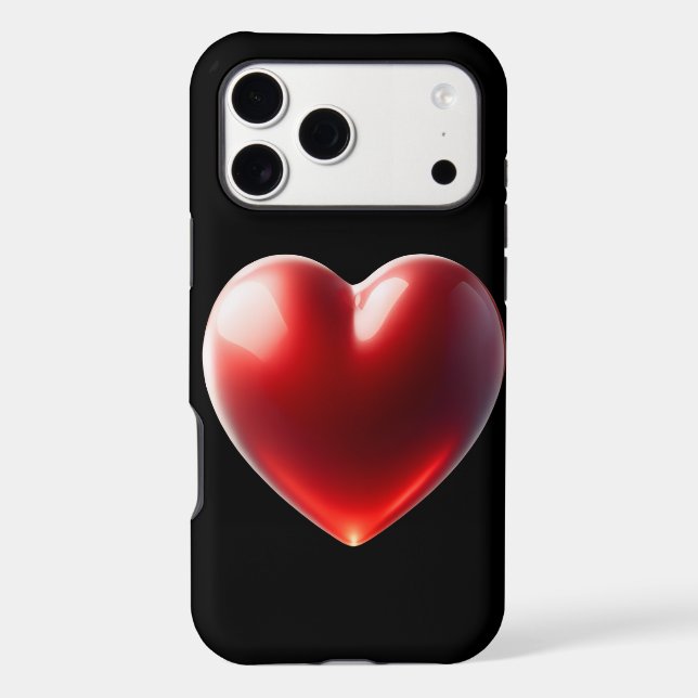 Red Heart Phone Case (Back)