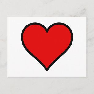 Red Heart Postcard