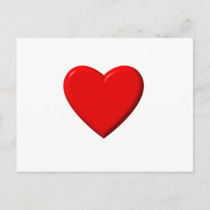 Red Heart Postcard