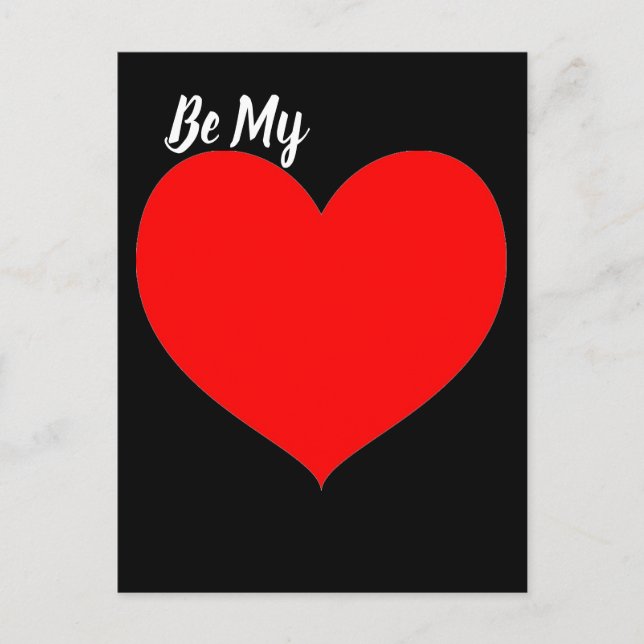 Red Heart Postcard (Front)