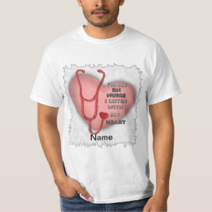 Red Heart RN Registered Nurse T-Shirt