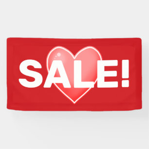 Red Heart SALE! Banner