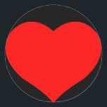 red heart sticker<br><div class="desc">USE AS AN ADDRESS LABEL OR GIVE ONE TO THE ONE YOU LOVE,  TO YOUR CHILD WITH LOVE! !</div>