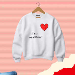 Red heart  sweatshirt