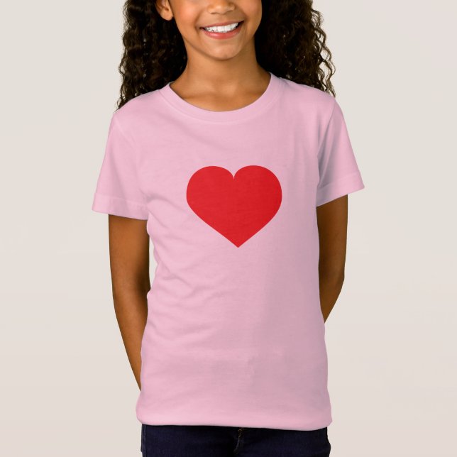 Red heart T-Shirt (Front)
