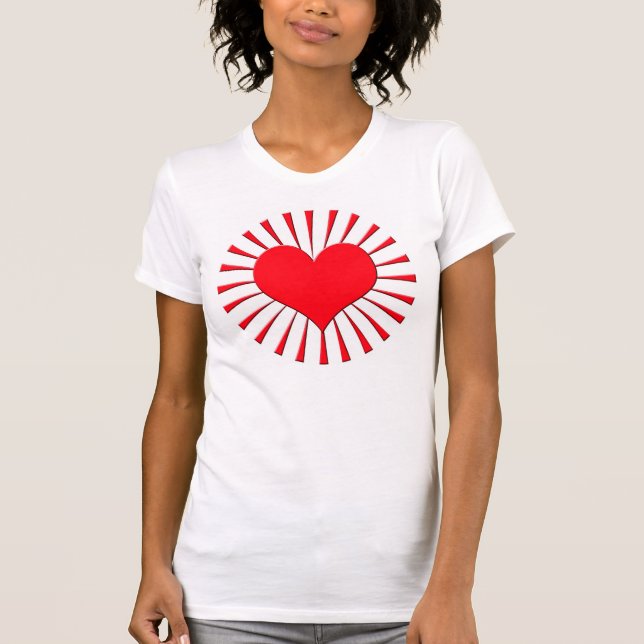 Red heart T-Shirt (Front)