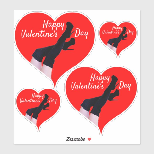 Red Heart Thigh-high Boots Valentine Thunder_Cove (Sheet)