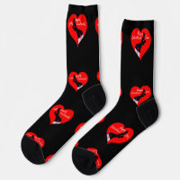 Red Heart Thigh-high Boots Valentine Thunder_Cove