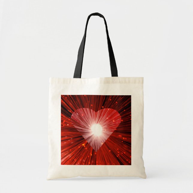 Red Heart tote bag (Front)