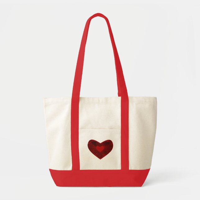 red heart tote bag (Front)