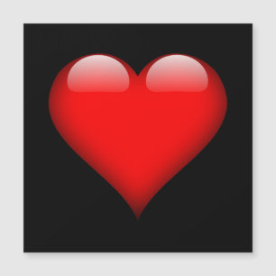 Red Heart Trendy Love Wedding