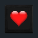 Red Heart Trendy Love Wedding Gift Box<br><div class="desc">You can easily change the fonts and colours. You can also add your logo and the background image as you like.</div>