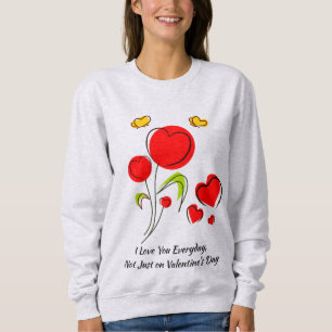 Red heart Valentine Sweatshirt