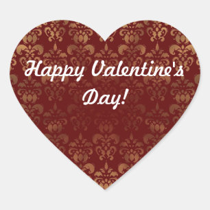 Red heart Valentine's day Sticker